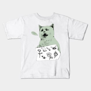 tattoo cat Kids T-Shirt